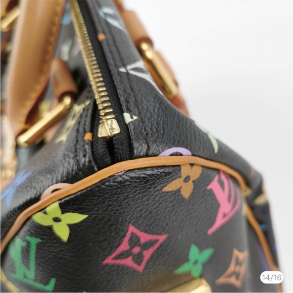 Louis Vuitton Speedy 30 Multicolor Black - Picture 11 of 12